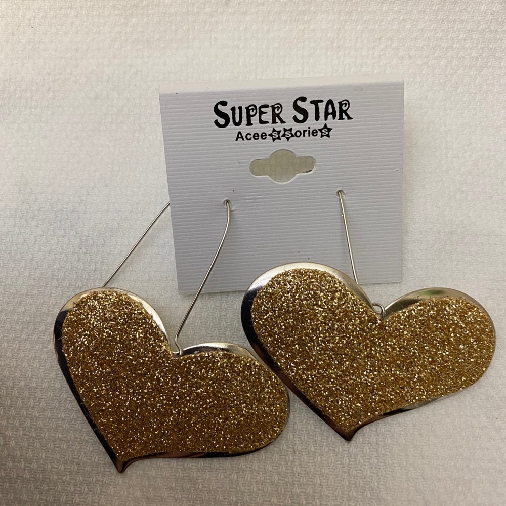 🔵4/$20 Super Star Accessories Silver Gold Earring NIP